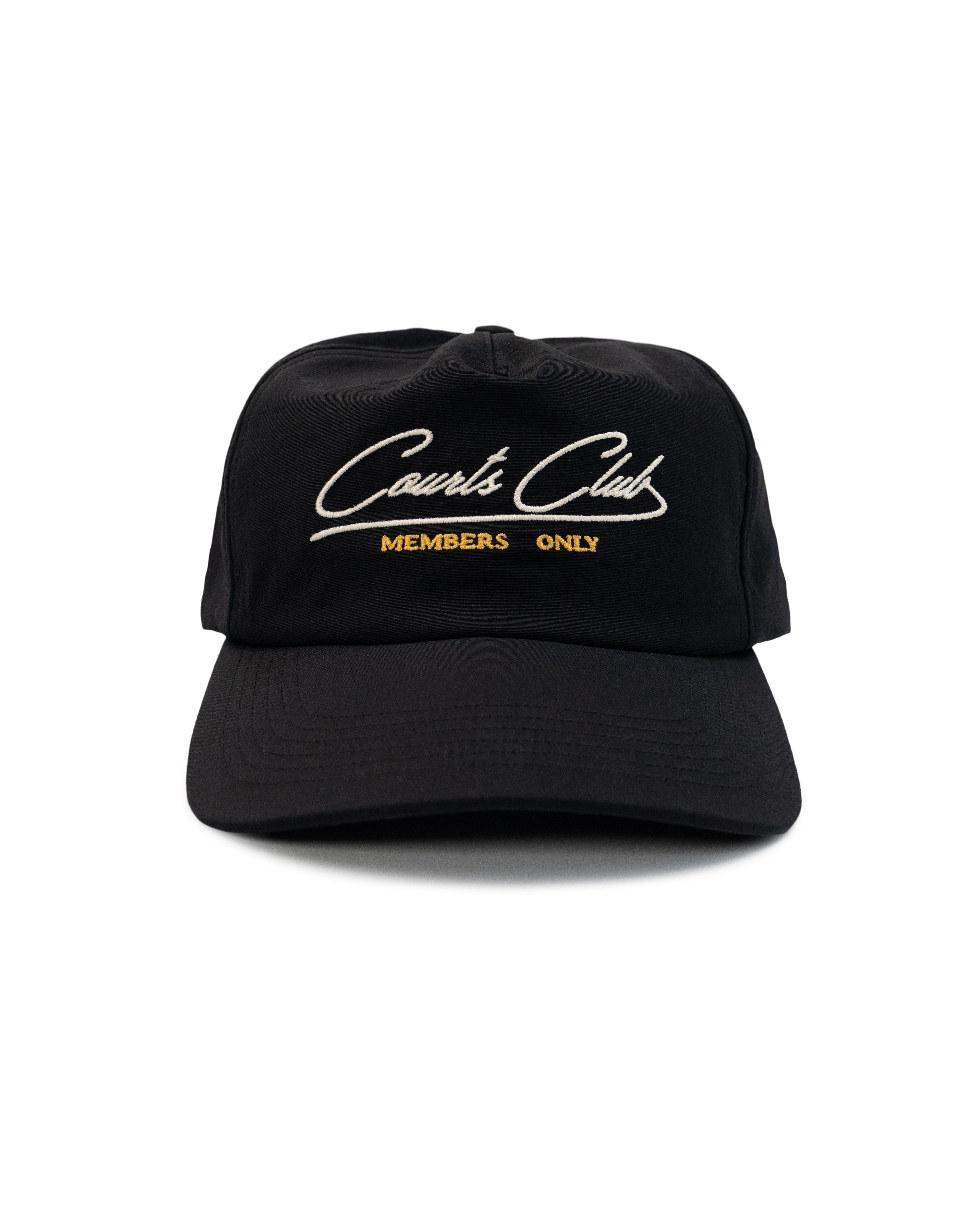 Unstructured 5 Panel (black) – Courts Club