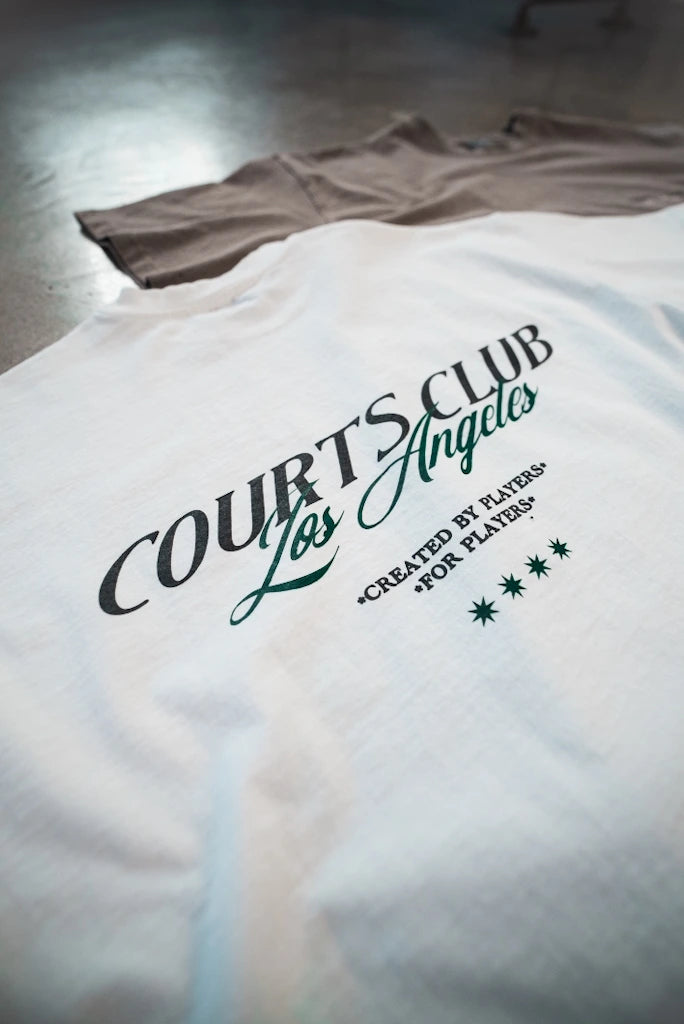 Script Tee (white)