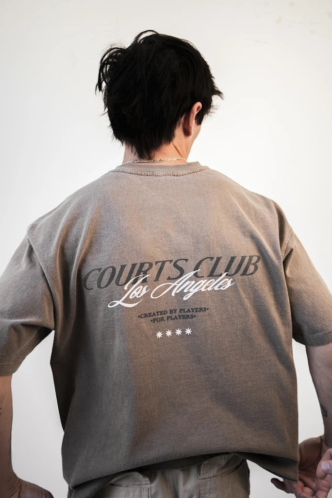 Script Tee (vintage brown)