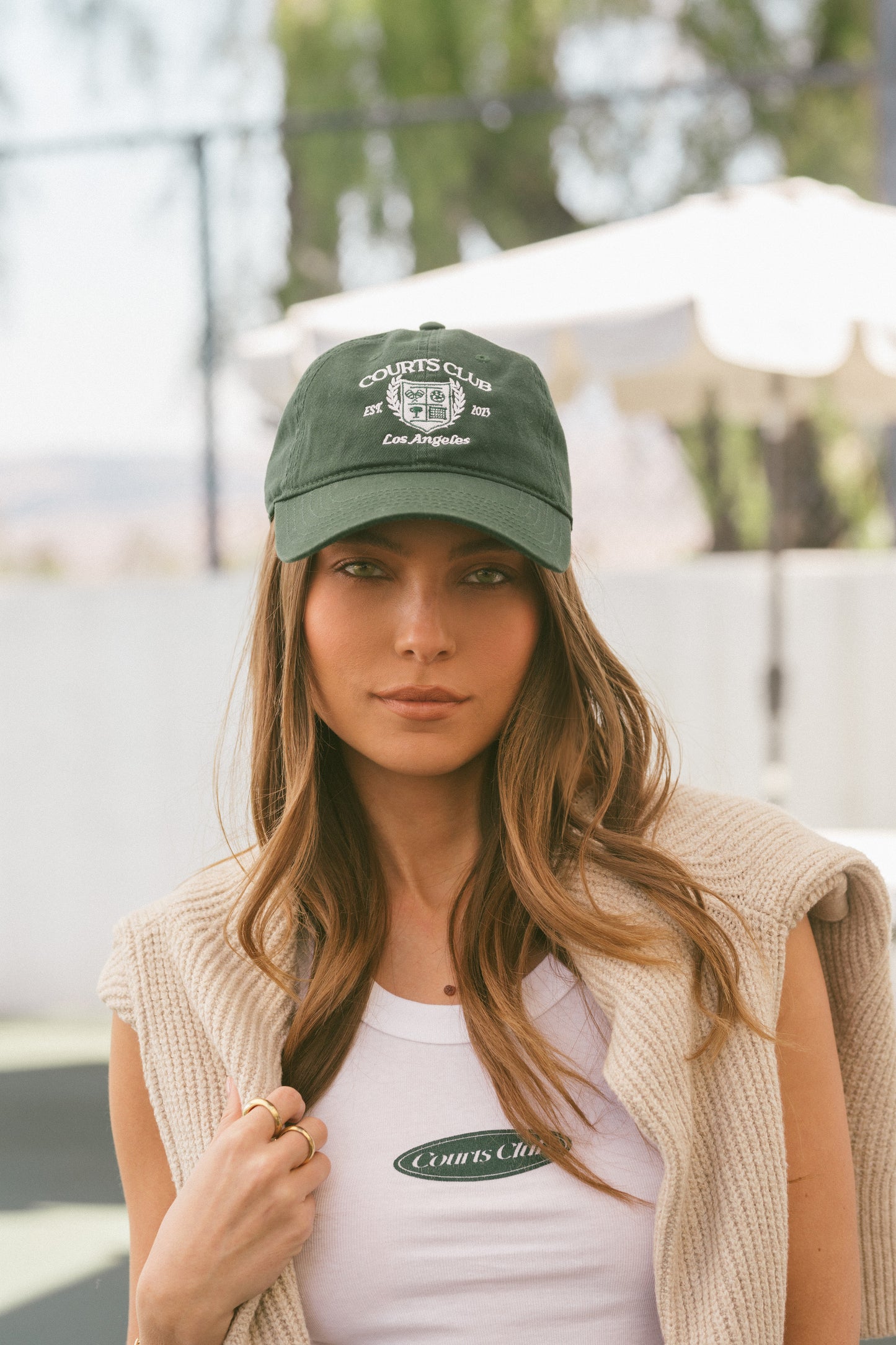 Collegiate Crest Dad Hat (CC green)