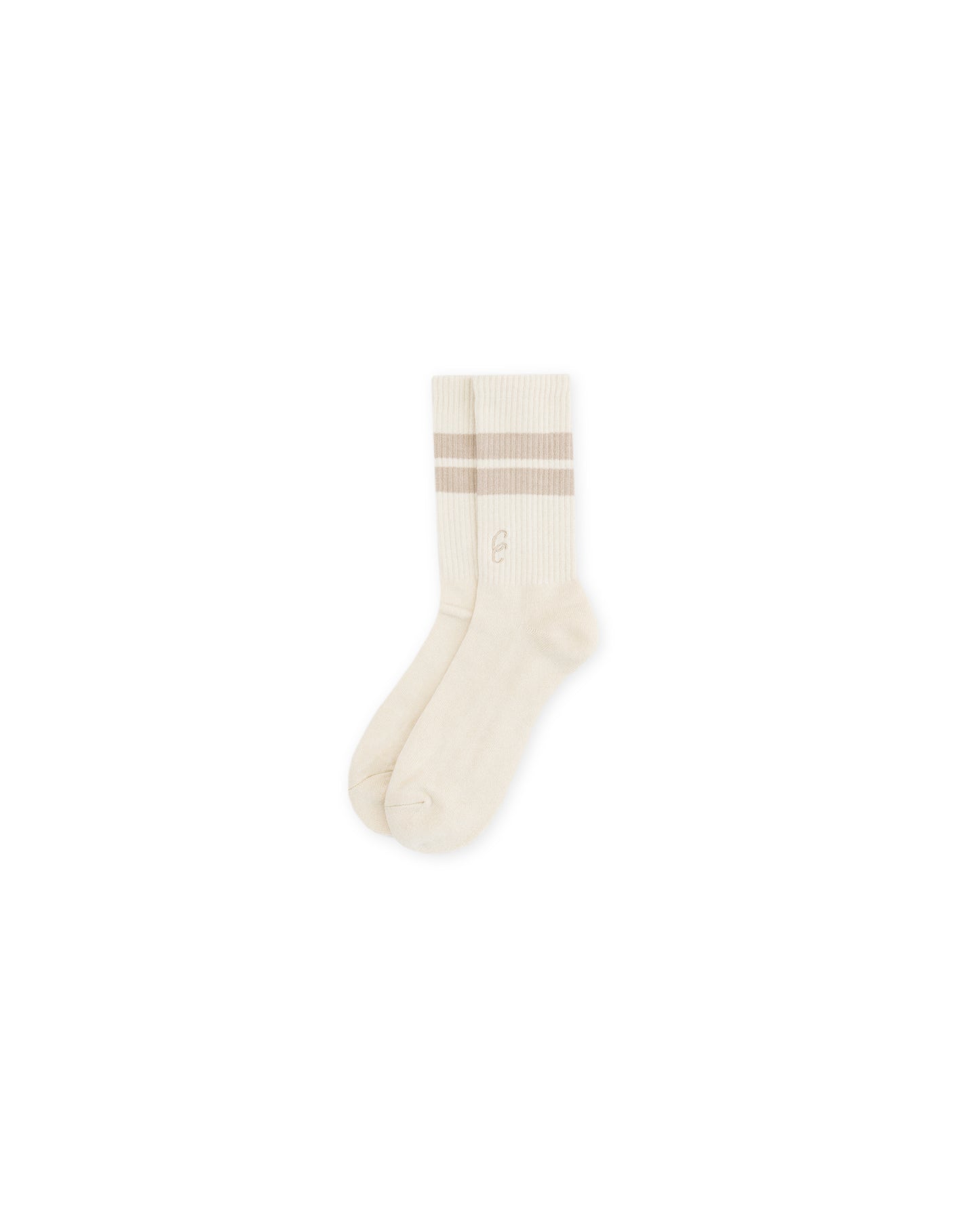 Embroidered Court Socks