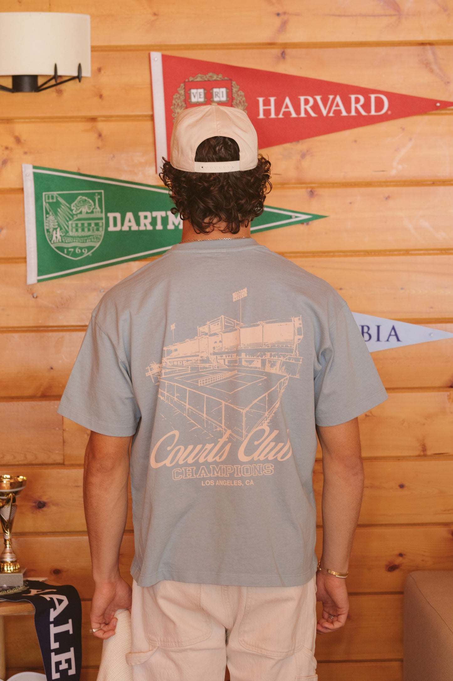 Stadium Tee (dusty blue)