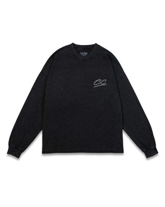 Overcast Long Sleeve Tee (vintage black)