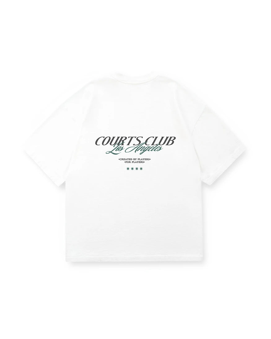 Script Tee (white)