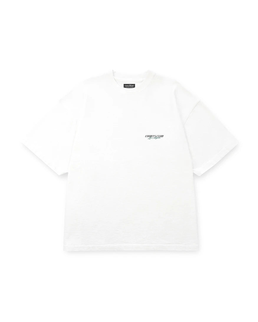 Script Tee (white)