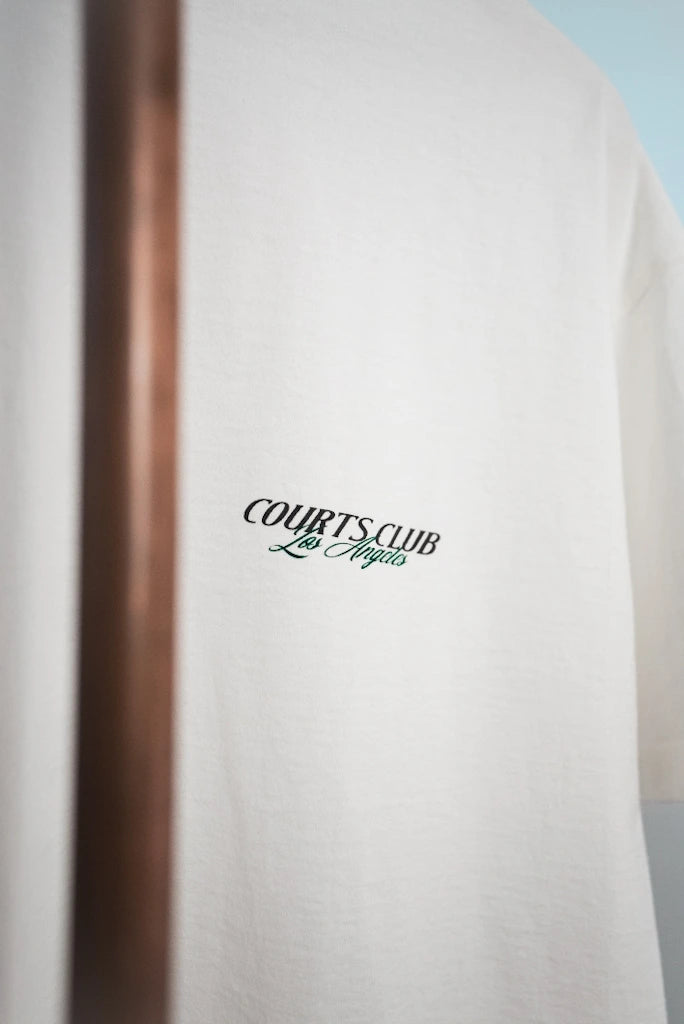 Script Tee (white)