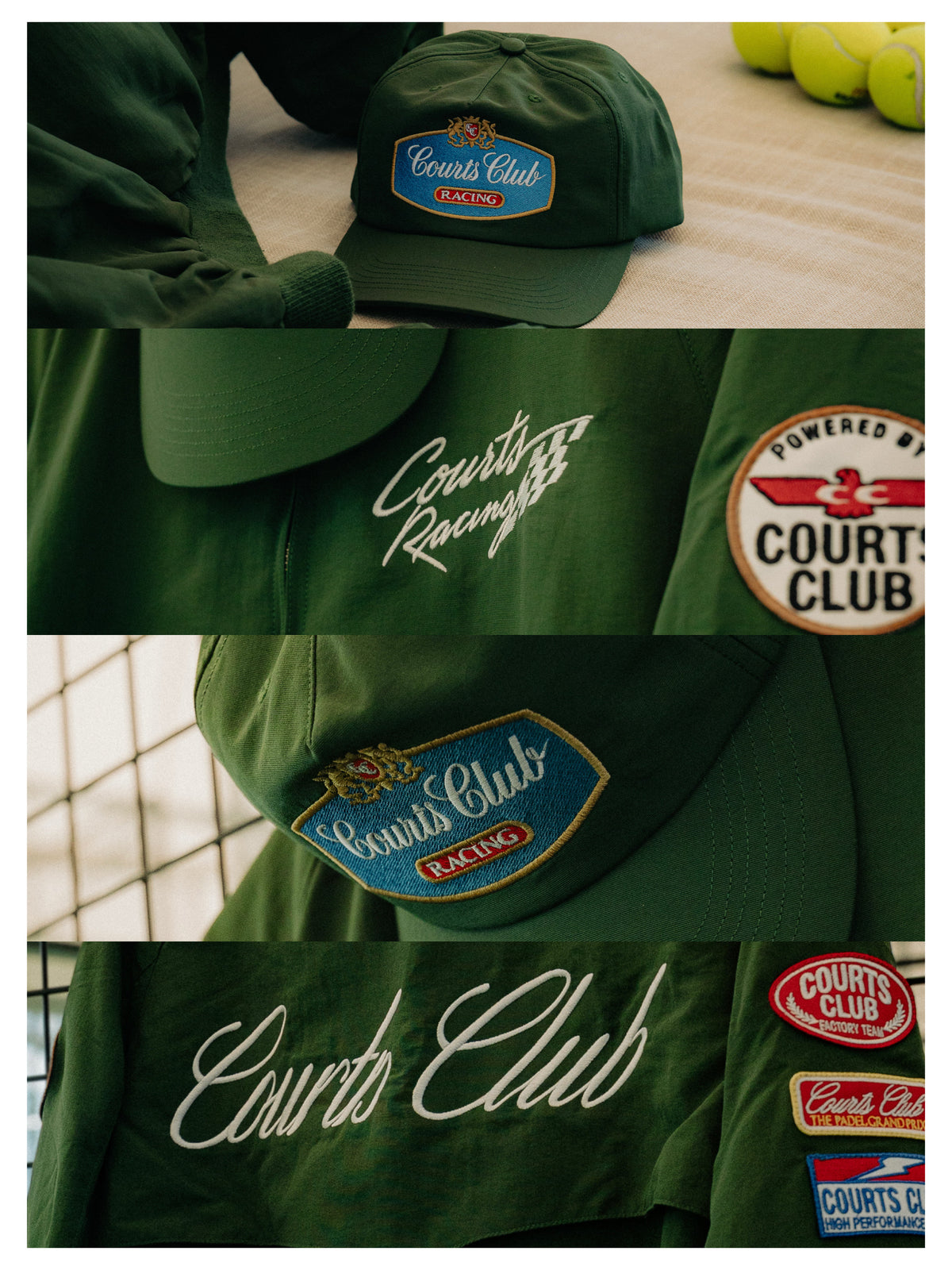 Racing Nylon Hat (Green)