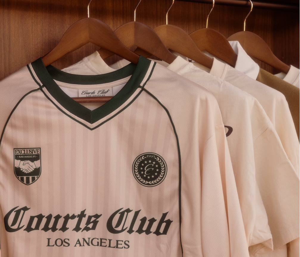 Courts Club jersey worn at a past event; apparel reference